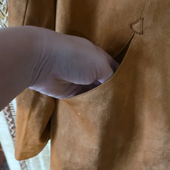 AmericanWEST CAROLYN Pollack Women's Faux Suede Fringe Jacket - Picture 2 of 10